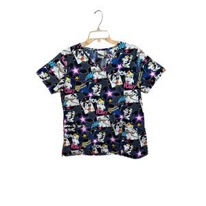 Wonder Women Scrub Top Women’s Size M